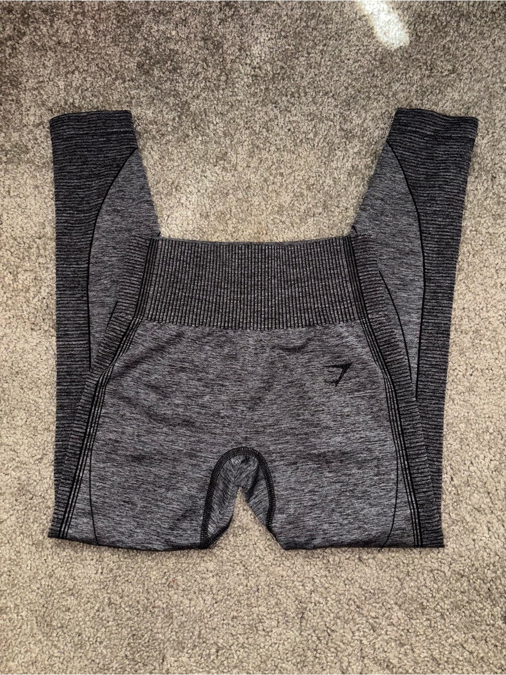 Gymshark Women’s Hyper Amplify Dark Gray Workout Leggings